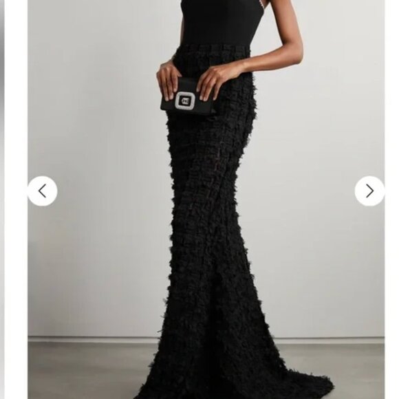 REBECCA VALLANCE Cherie Amour Strapless Crystal Gown - Picture 3 of 4